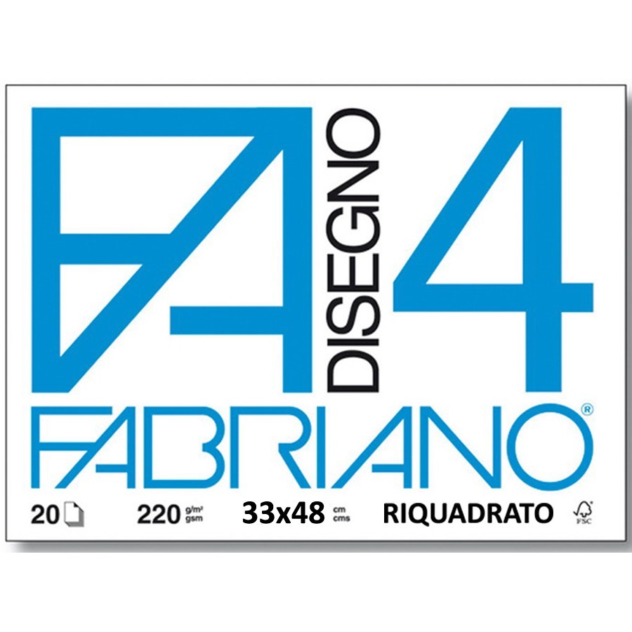 10 x Album Fabriano 33x48 Riquadrato